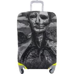 Bw Creepy Fantasy Scene Artwork Luggage Cover (large) by dflcprintsclothing