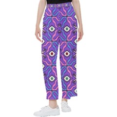 Abstract Illustration With Eyes Women s Pants  by SychEva
