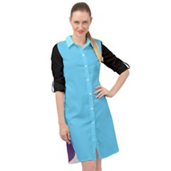 Reference Long Sleeve Mini Shirt Dress by VernenInk