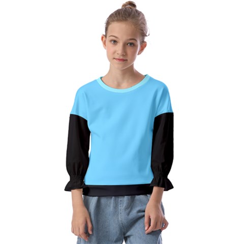 Reference Kids  Cuff Sleeve Top by VernenInk