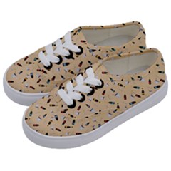 Festive Champagne Kids  Classic Low Top Sneakers by SychEva