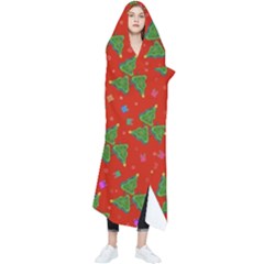 Christmas Trees Wearable Blanket by SychEva