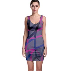 3d Lovely Geo Lines Bodycon Dress by Uniqued