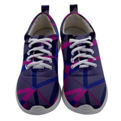 3d Lovely Geo Lines Athletic Shoes by Uniqued