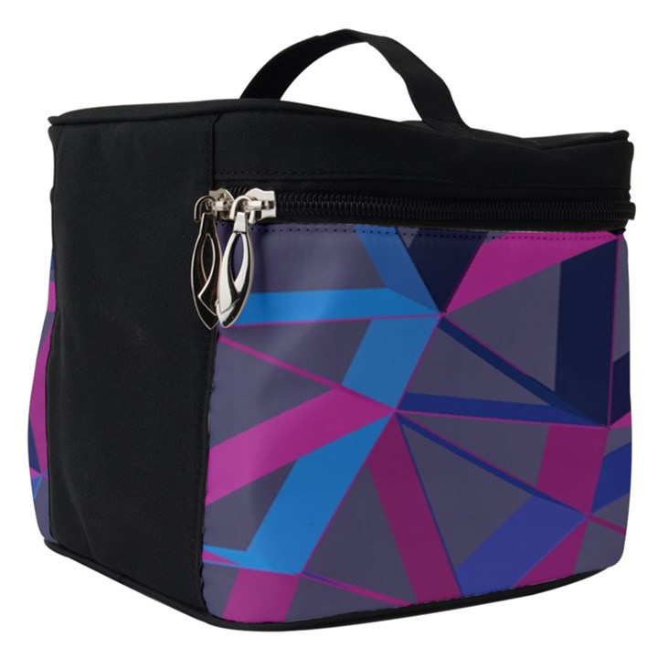 3d Lovely Geo Lines Make Up Travel Bag (Small)