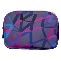 3d Lovely Geo Lines Make Up Pouch (small) by Uniqued