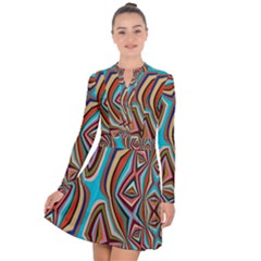 Digitalart Long Sleeve Panel Dress by Sparkle
