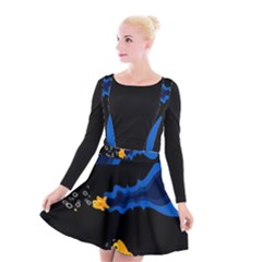 Digital Illusion Suspender Skater Skirt by Sparkle