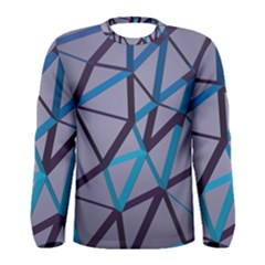 3d Lovely Geo Lines 2 Men s Long Sleeve Tee by Uniqued