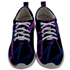 3d Lovely Geo Lines  V Mens Athletic Shoes by Uniqued