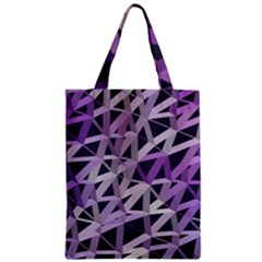 3d Lovely Geo Lines  Iv Zipper Classic Tote Bag by Uniqued