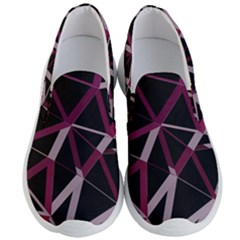 3d Lovely Geo Lines Iii Men s Lightweight Slip Ons by Uniqued