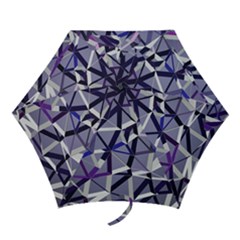 3d Lovely Geo Lines Ix Mini Folding Umbrellas by Uniqued