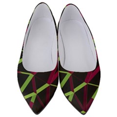 3d Lovely Geo Lines X Women s Low Heels by Uniqued