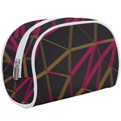 3d Lovely Geo Lines Xi Make Up Case (large) by Uniqued
