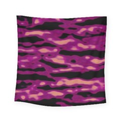 Velvet  Waves Abstract Series No1 Square Tapestry (small) by DimitriosArt