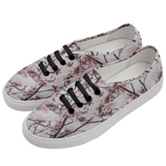 Botanical Scene Textured Beauty Print Women s Classic Low Top Sneakers by dflcprintsclothing