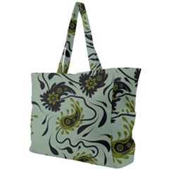 Floral Pattern Paisley Style Paisley Print   Simple Shoulder Bag by Eskimos