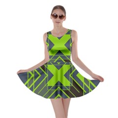 Abstract Geometric Design    Skater Dress by Eskimos