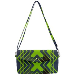 Abstract Geometric Design    Removable Strap Clutch Bag by Eskimos