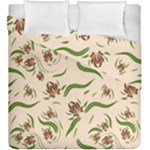 Folk flowers print Floral pattern Ethnic art Duvet Cover Double Side (King Size)