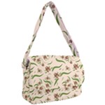 Folk flowers print Floral pattern Ethnic art Courier Bag