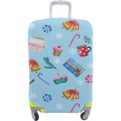 New Year Elements Luggage Cover (large) by SychEva