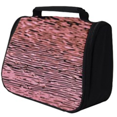 Pink  Waves Flow Series 2 Full Print Travel Pouch (big) by DimitriosArt