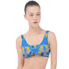 Abstract Pattern Geometric Backgrounds   The Little Details Bikini Top by Eskimos