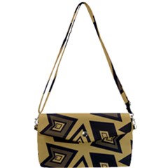 Abstract Pattern Geometric Backgrounds   Removable Strap Clutch Bag by Eskimos