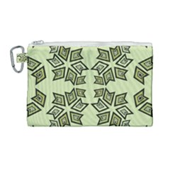 Abstract Pattern Geometric Backgrounds   Canvas Cosmetic Bag (large)
