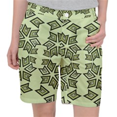 Abstract Pattern Geometric Backgrounds   Pocket Shorts by Eskimos