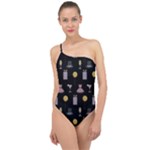 Shiny New Year Things Classic One Shoulder Swimsuit