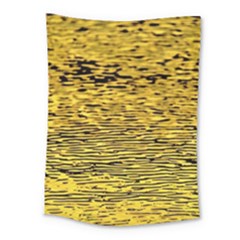 Yellow Waves Flow Series 2 Medium Tapestry by DimitriosArt