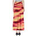 Red Waves Flow Series 3 Full Length Maxi Skirt View2