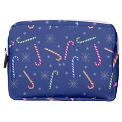 Christmas Candy Canes Make Up Pouch (medium) by SychEva
