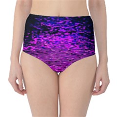 Magenta Waves Flow Series 1 Classic High-waist Bikini Bottoms by DimitriosArt