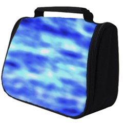 Blue Waves Flow Series 5 Full Print Travel Pouch (big) by DimitriosArt