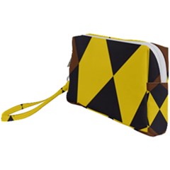 Abstract Pattern Geometric Backgrounds   Wristlet Pouch Bag (small)