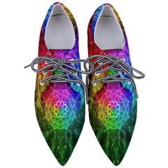 Fractal Design Pointed Oxford Shoes by Sparkle