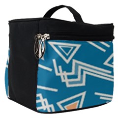 Abstract Pattern Geometric Backgrounds   Make Up Travel Bag (small) by Eskimos