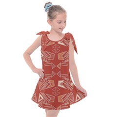 Abstract Pattern Geometric Backgrounds   Kids  Tie Up Tunic Dress by Eskimos