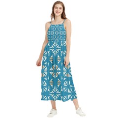 Abstract Pattern Geometric Backgrounds   Boho Sleeveless Summer Dress by Eskimos