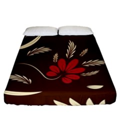 Sfolk Flowers Print Floral Pattern Ethnic Art Fitted Sheet (queen Size) by Eskimos