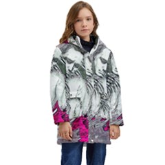 Broadcaster Kid s Hooded Longline Puffer Jacket by MRNStudios