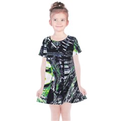 Dubstep Alien Kids  Simple Cotton Dress by MRNStudios