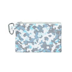 Camouflageblancbleu Canvas Cosmetic Bag (small) by kcreatif