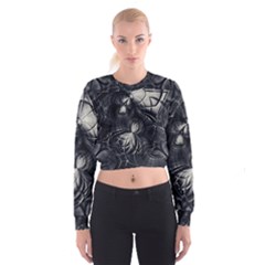 Charcoal Faker Cropped Sweatshirt by MRNStudios