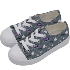 Office Works Kids  Low Top Canvas Sneakers by SychEva