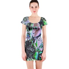 Glam Rocker Short Sleeve Bodycon Dress by MRNStudios